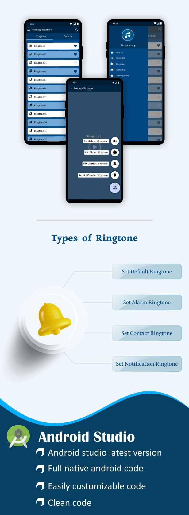 Android Offline Ringtones App | Template for Ringtone App | Ringtone App 2023 | Admob Ads - 2