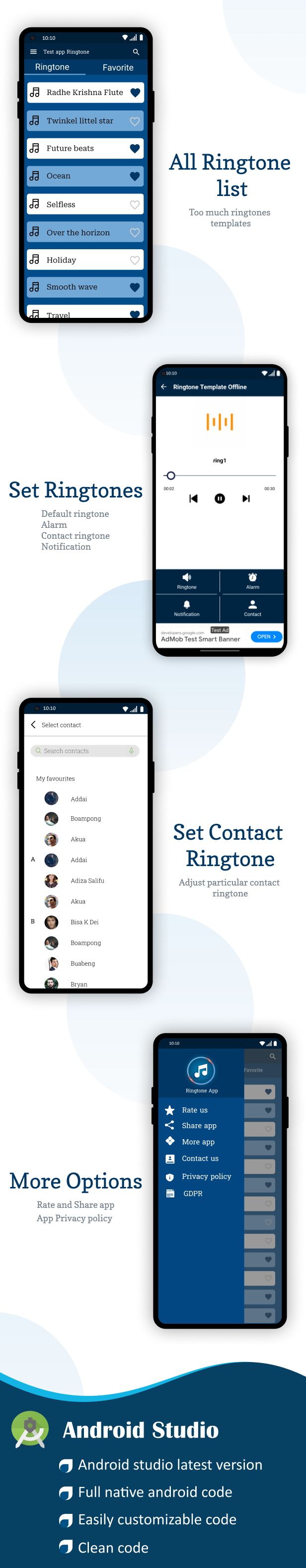 APP APP APP APP APP | Modelo para App Ringtone | Ringtone App 2023 | Admob anúncios - 2
