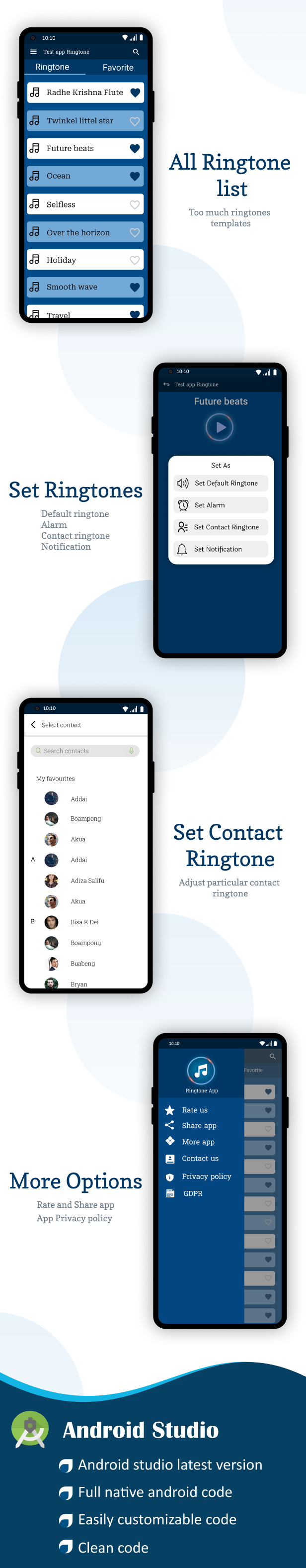 Android Offline Ringtones App | Template for Ringtone App | Ringtone App 2023 | Admob Ads - 2